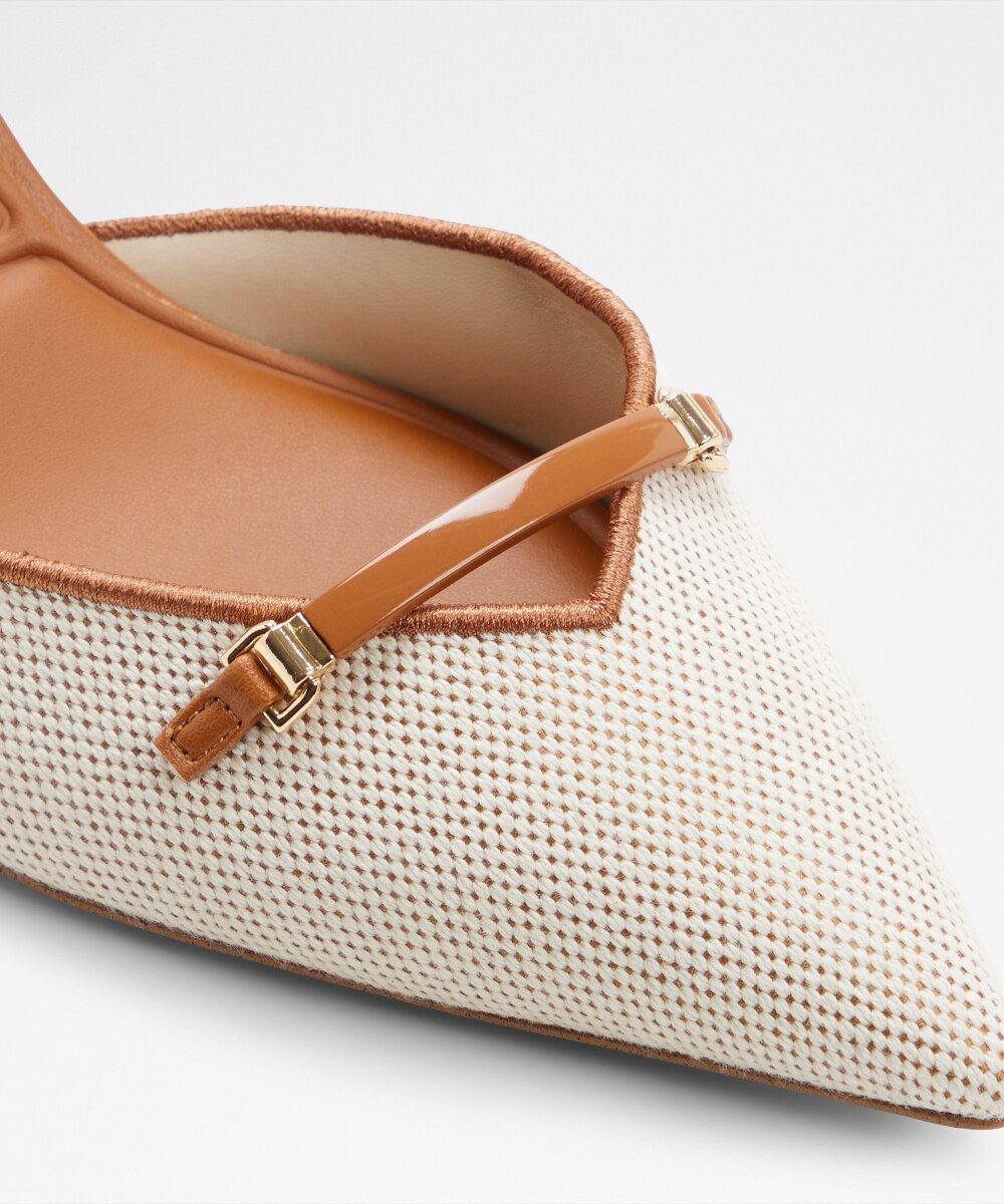 Zapatos de salón de mujer con punta afilada - Camel Camel-5