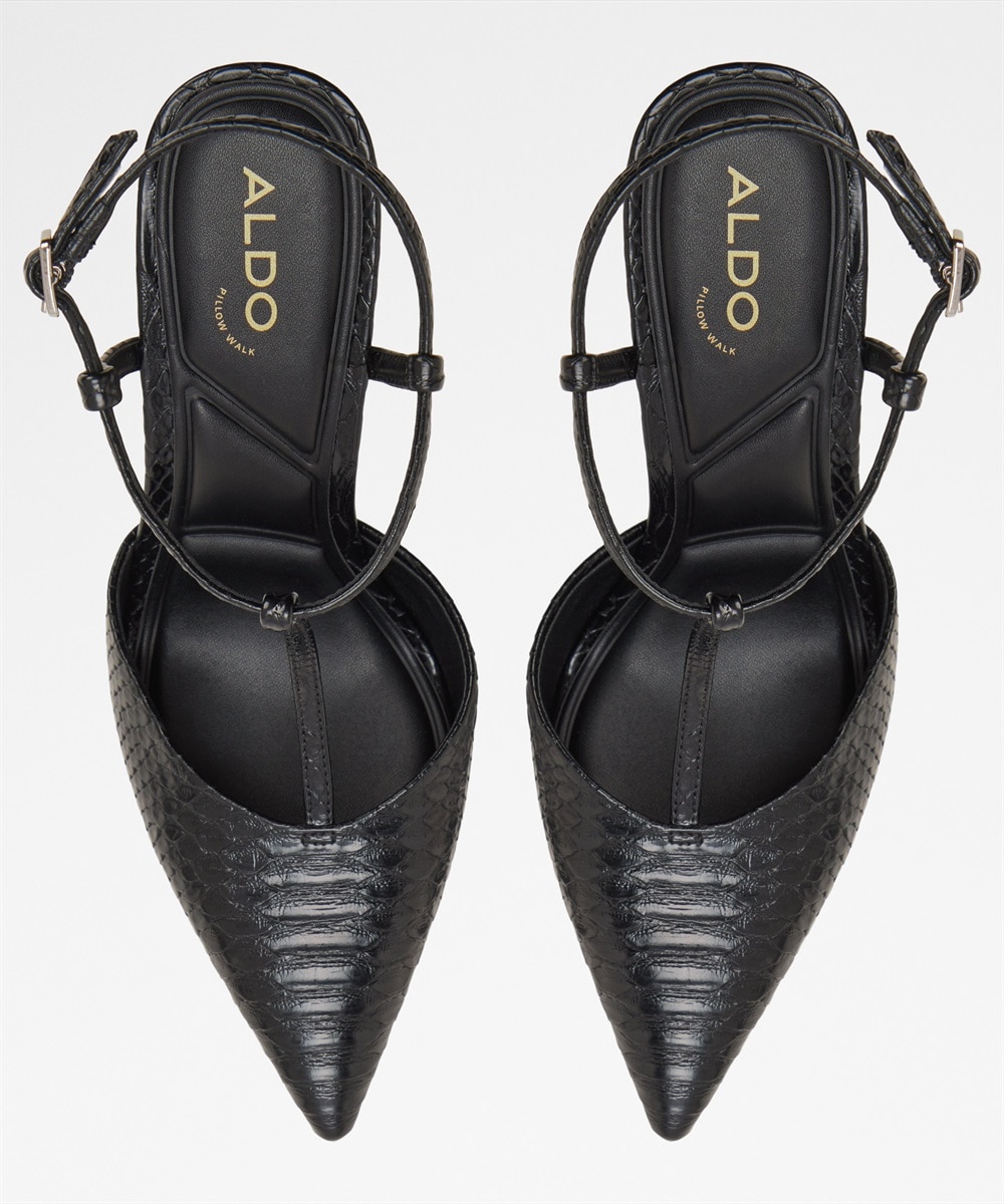 Zapatos de salón de mujer con punta afilada - Aldo - Negro Negro-3