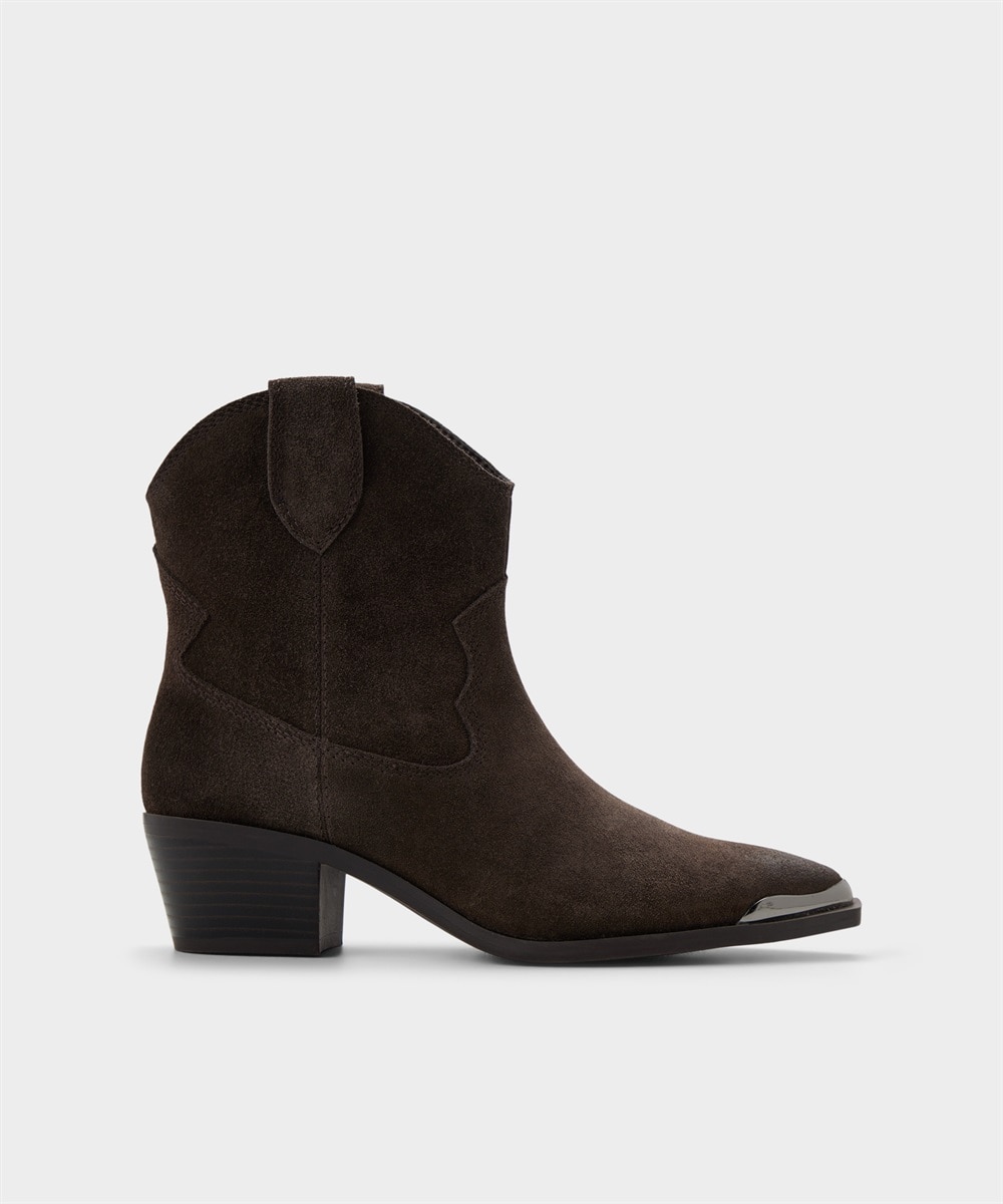 Botines básicos de mujer con punta afilada - Aldo - Marrón Marrón-1