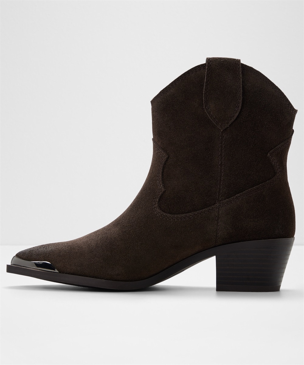 Botines básicos de mujer con punta afilada - Aldo - Marrón Marrón-4