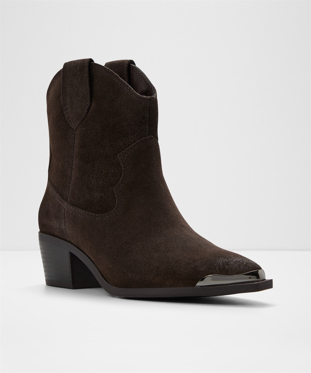 Botines básicos de mujer con punta afilada - Aldo - Marrón Marrón-5