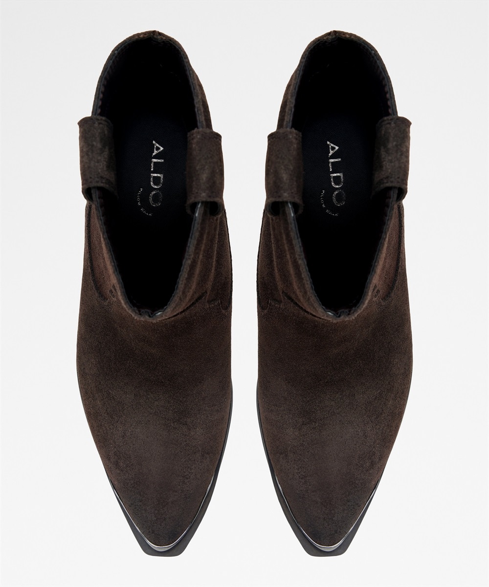 Botines básicos de mujer con punta afilada - Aldo - Marrón Marrón-6