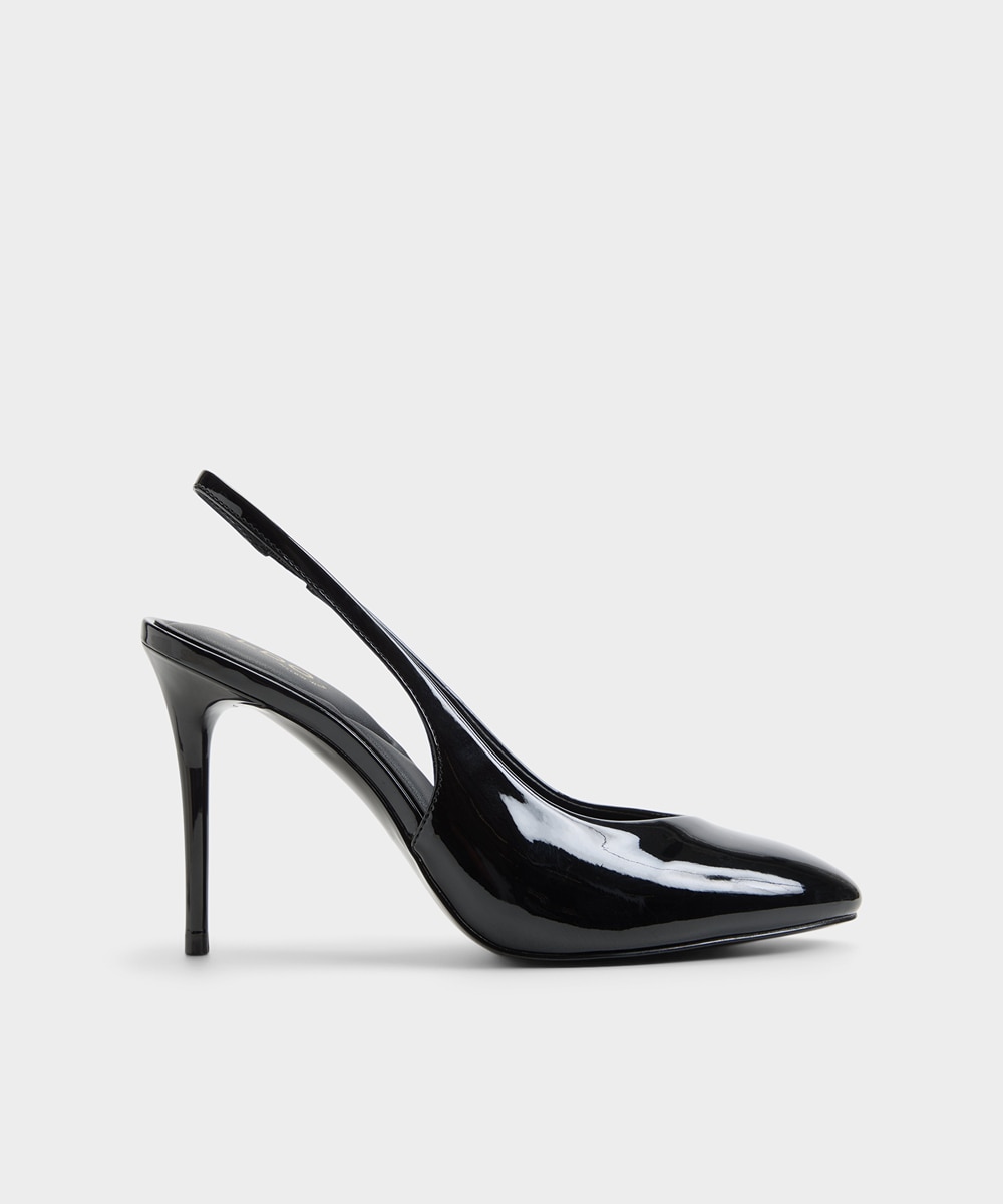 Zapatos de salón de mujer con punta redonda - Aldo - Negro Negro-1