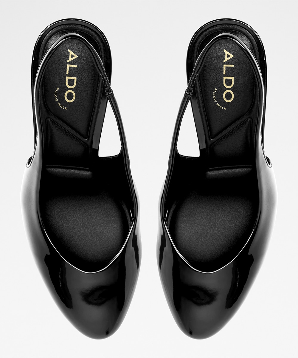 Zapatos de salón de mujer con punta redonda - Aldo - Negro Negro-3