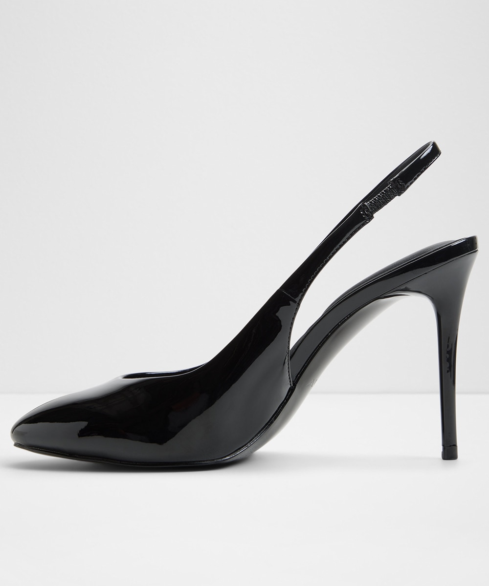 Zapatos de salón de mujer con punta redonda - Aldo - Negro Negro-4