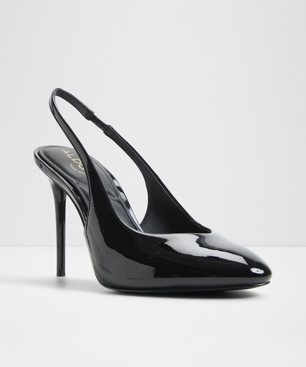 Zapatos de salón de mujer con punta redonda - Aldo - Negro Negro-5