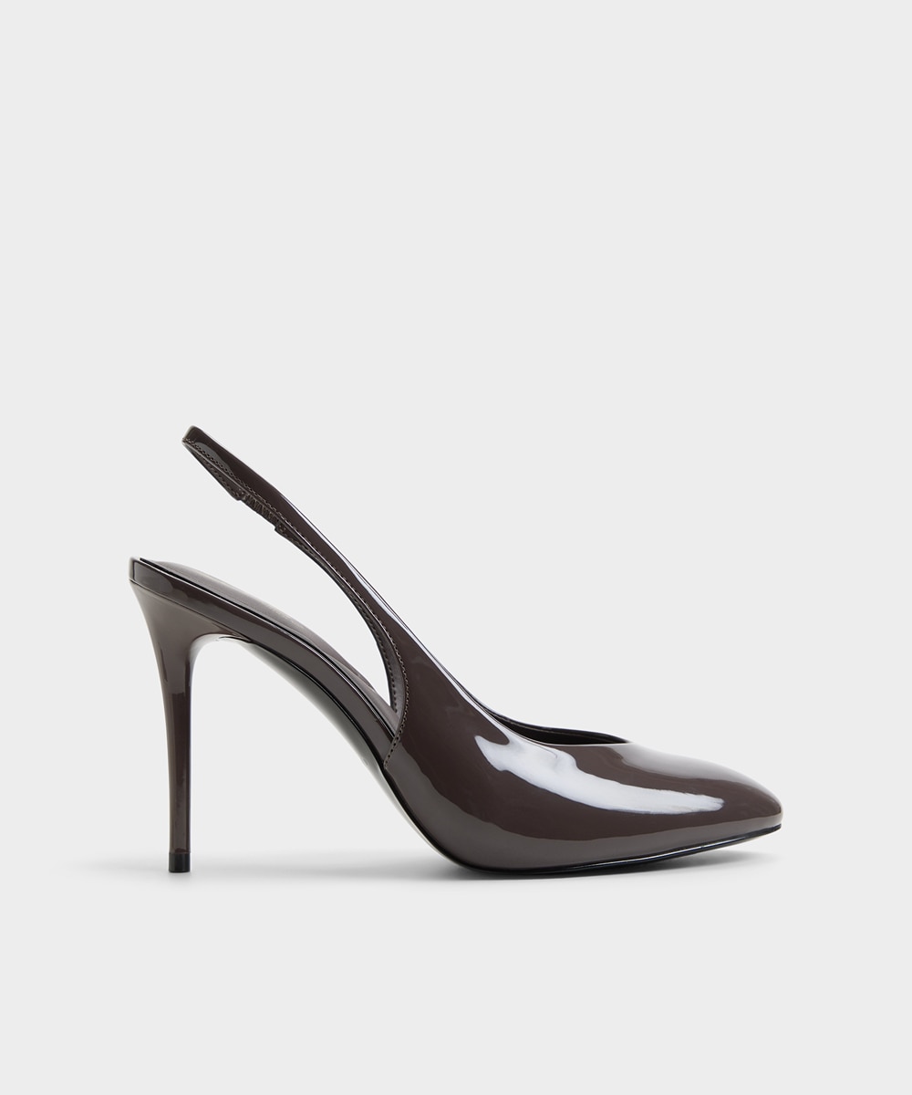 Zapatos de salón de mujer con punta redonda - Aldo - Marrón Marrón-1