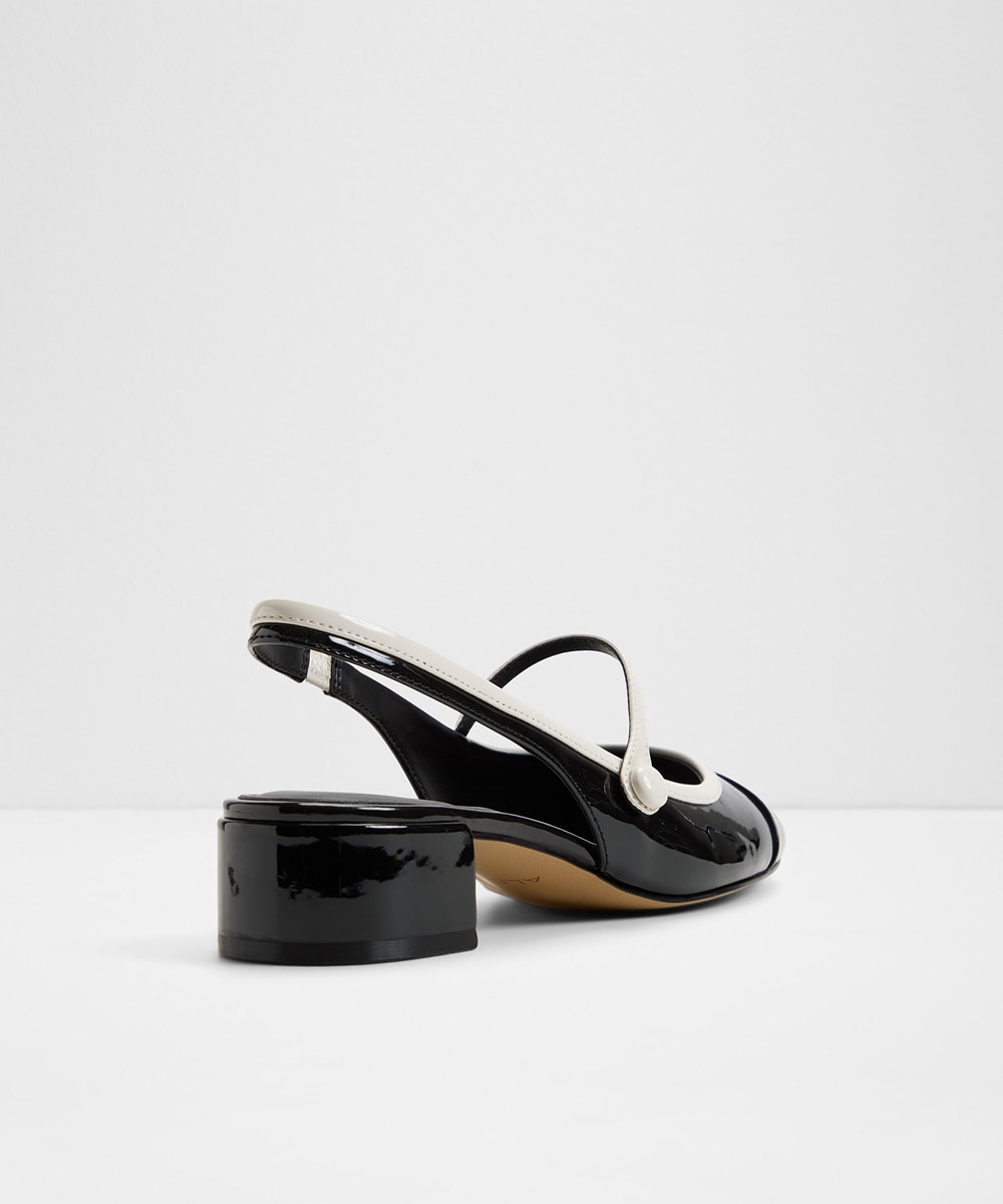 Zapatos de salón de mujer con punta redonda - Aldo - Negro Negro-2