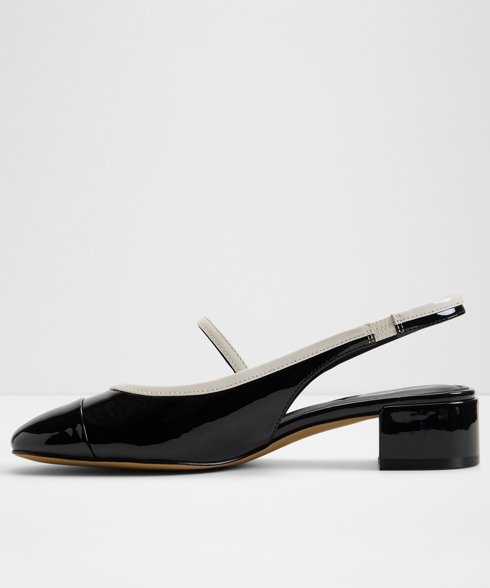 Zapatos de salón de mujer con punta redonda - Aldo - Negro Negro-4
