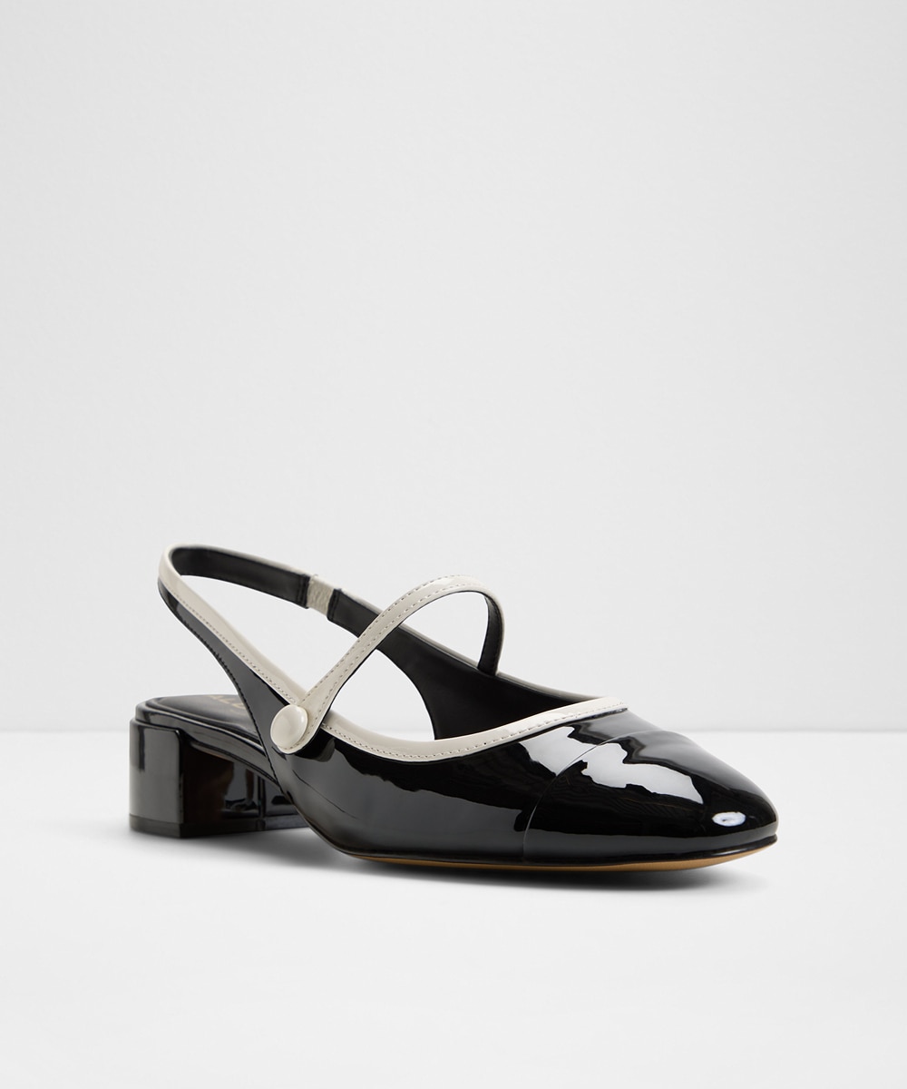Zapatos de salón de mujer con punta redonda - Aldo - Negro Negro-5