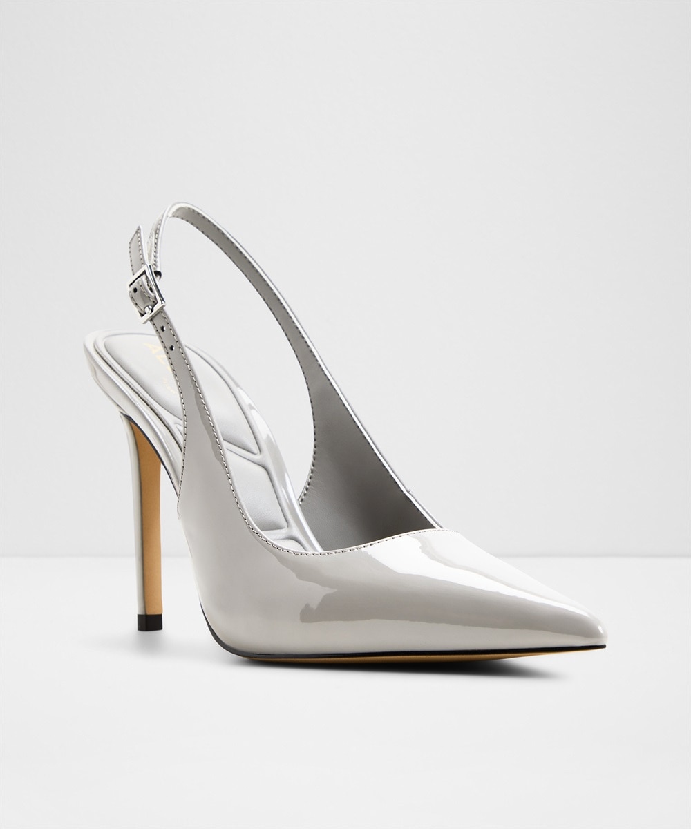 Zapatos de salón de mujer con punta afilada - Aldo - Gris Gris-5