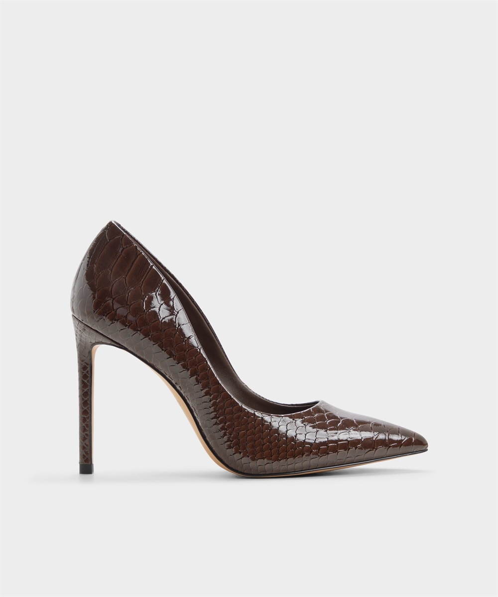 Imagen 0 de Zapatos de salón de mujer con punta afilada Marrón