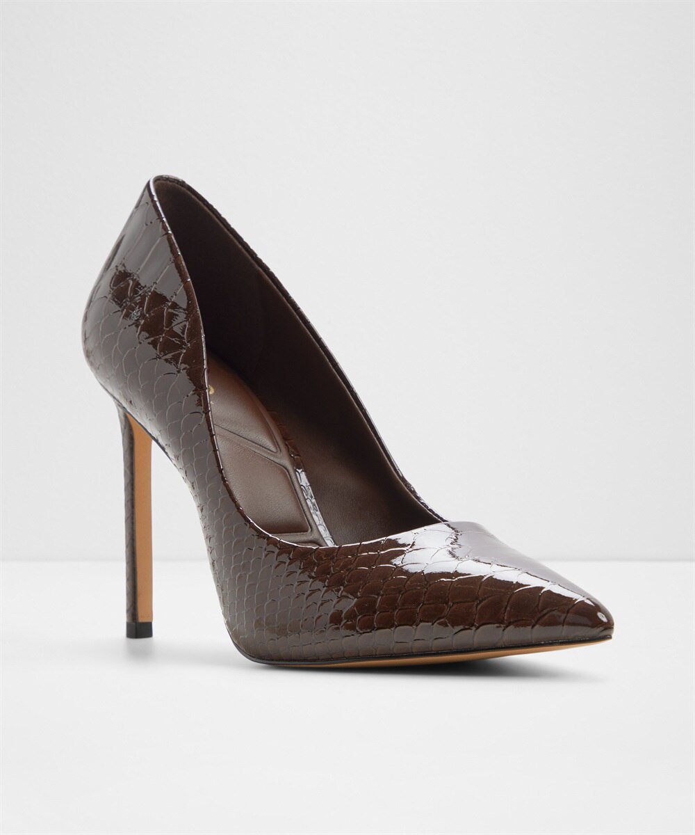 Zapatos de salón de mujer con punta afilada - Aldo - Marrón Marrón-5