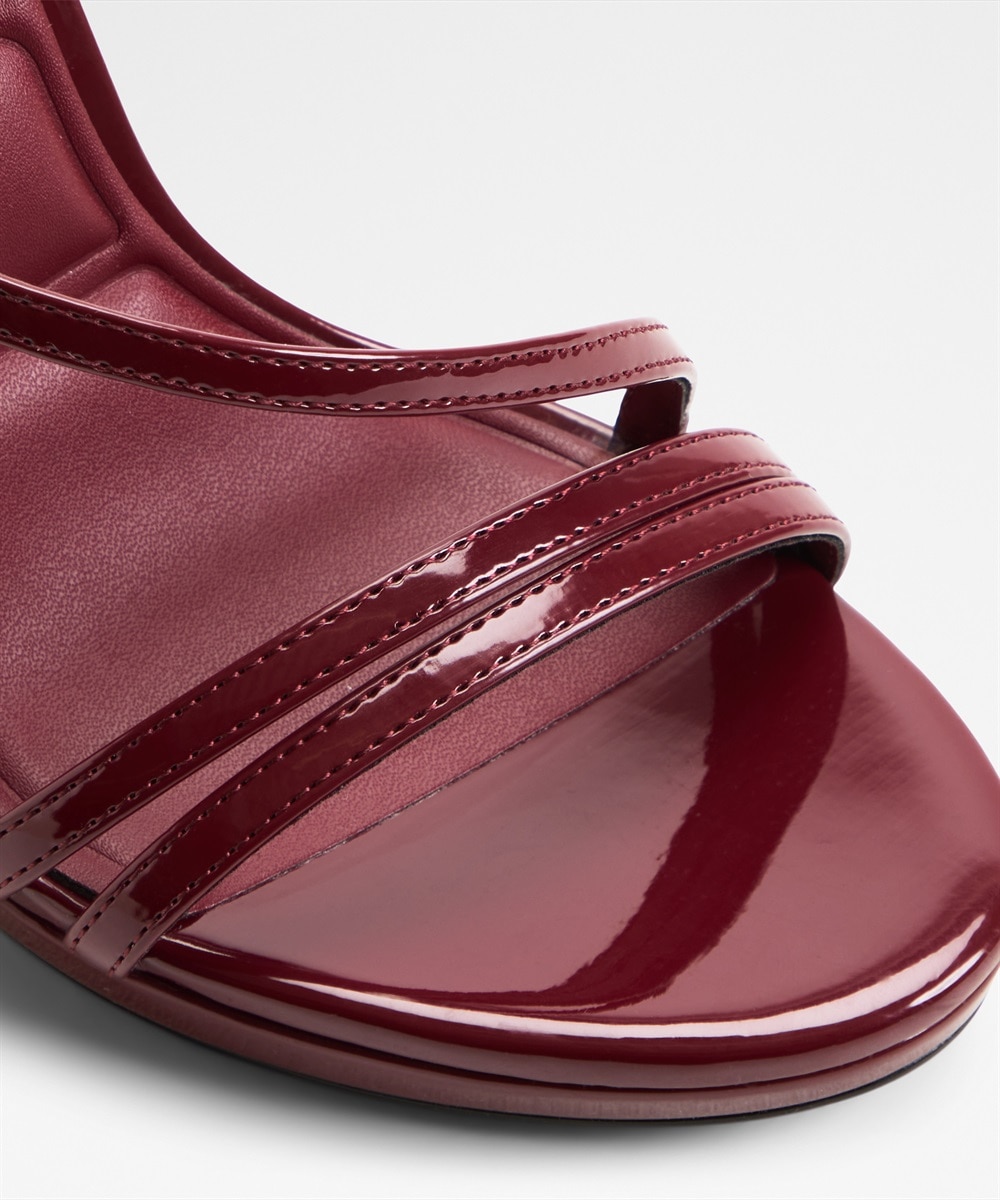 Sandalias de tacón de mujer con punta redonda - Aldo - Rojo Rojo-6