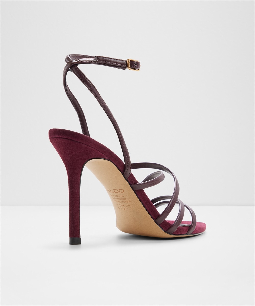 Sandalias de tacón de mujer con punta afilada - Aldo - Burdeos Burdeos-2