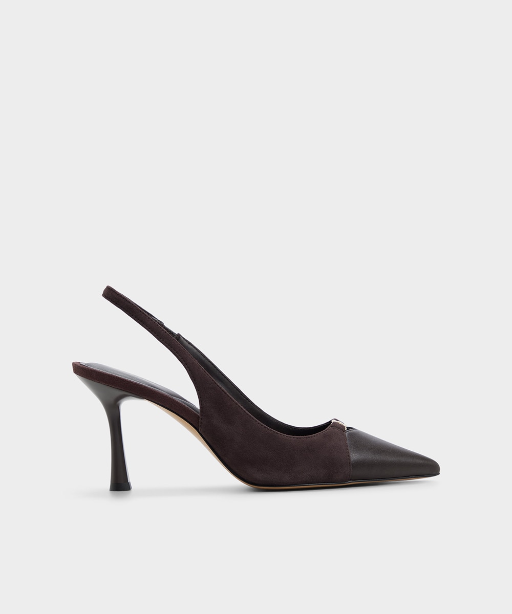 Zapatos de salón de mujer con punta de punta - Aldo - Marrón Marrón-1
