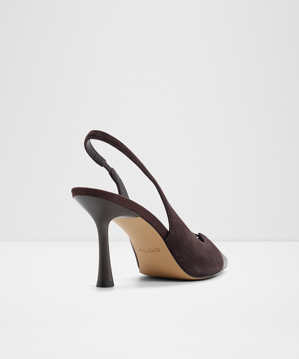 Zapatos de salón de mujer con punta de punta - Aldo - Marrón Marrón-2