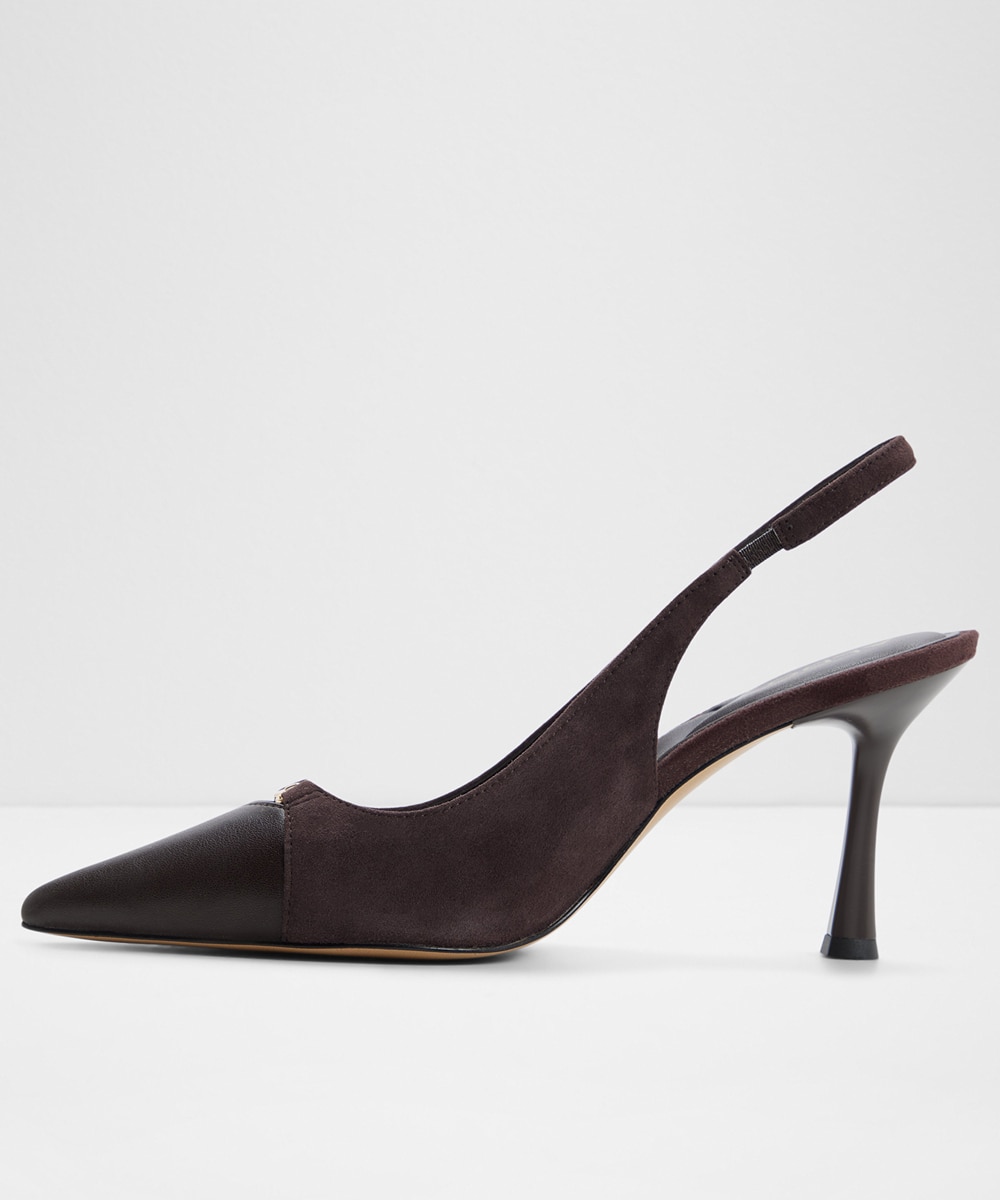 Zapatos de salón de mujer con punta de punta - Aldo - Marrón Marrón-4