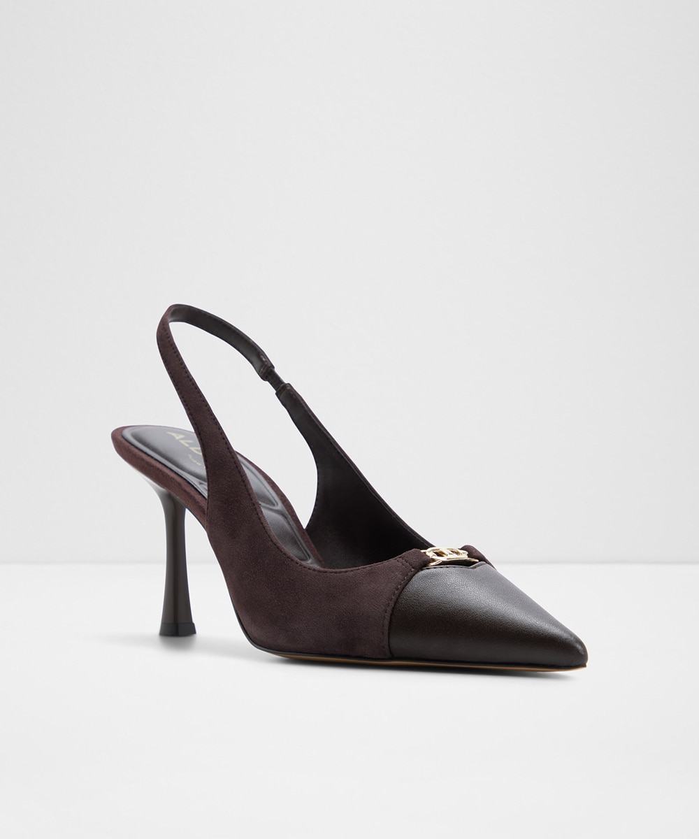 Zapatos de salón de mujer con punta de punta - Aldo - Marrón Marrón-5