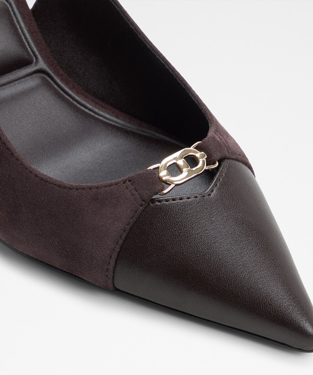 Zapatos de salón de mujer con punta de punta - Aldo - Marrón Marrón-6