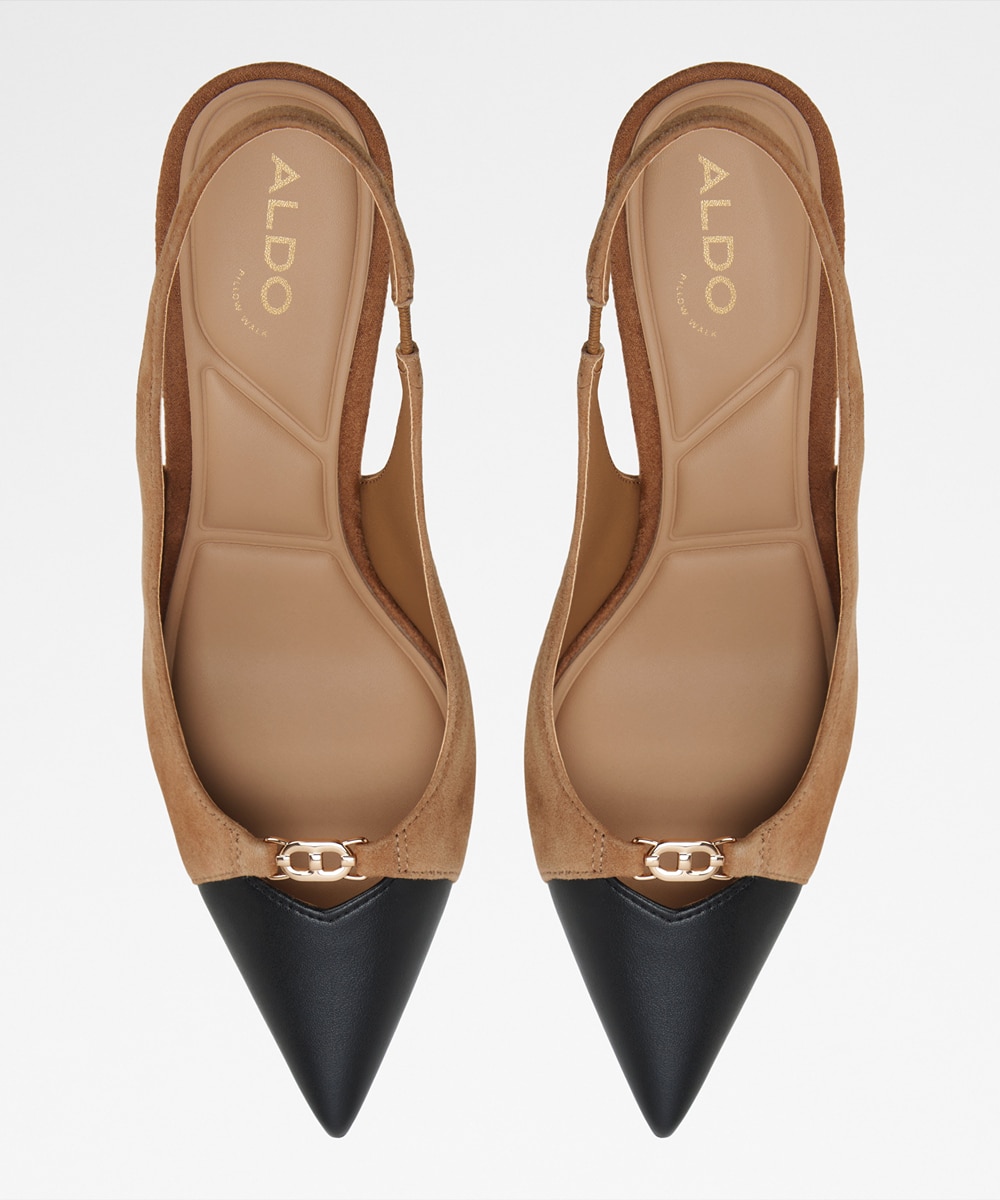 Zapatos de salón de mujer con punta de punta - Aldo - Beige Beige-3