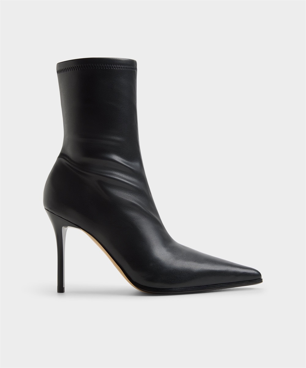 Botines básicos de mujer con punta afilada - Aldo - Negro Negro-1