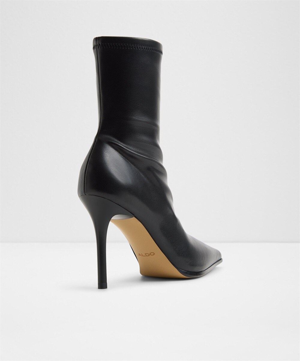 Botines básicos de mujer con punta afilada - Aldo - Negro Negro-2