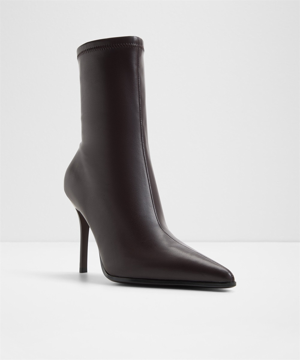 Botines básicos de mujer con punta afilada - Aldo - Marrón Marrón-3