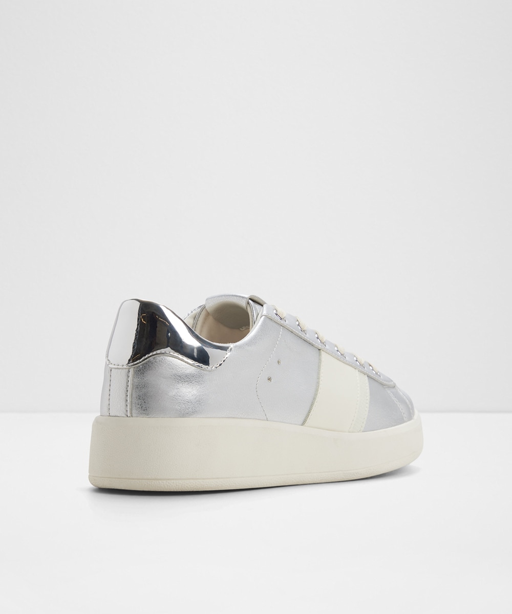 Zapatillas deportivas de mujer con punta redonda - Aldo - Plata Plata-2