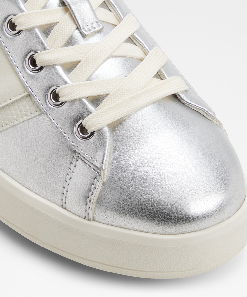 Zapatillas deportivas de mujer con punta redonda - Aldo - Plata Plata-6