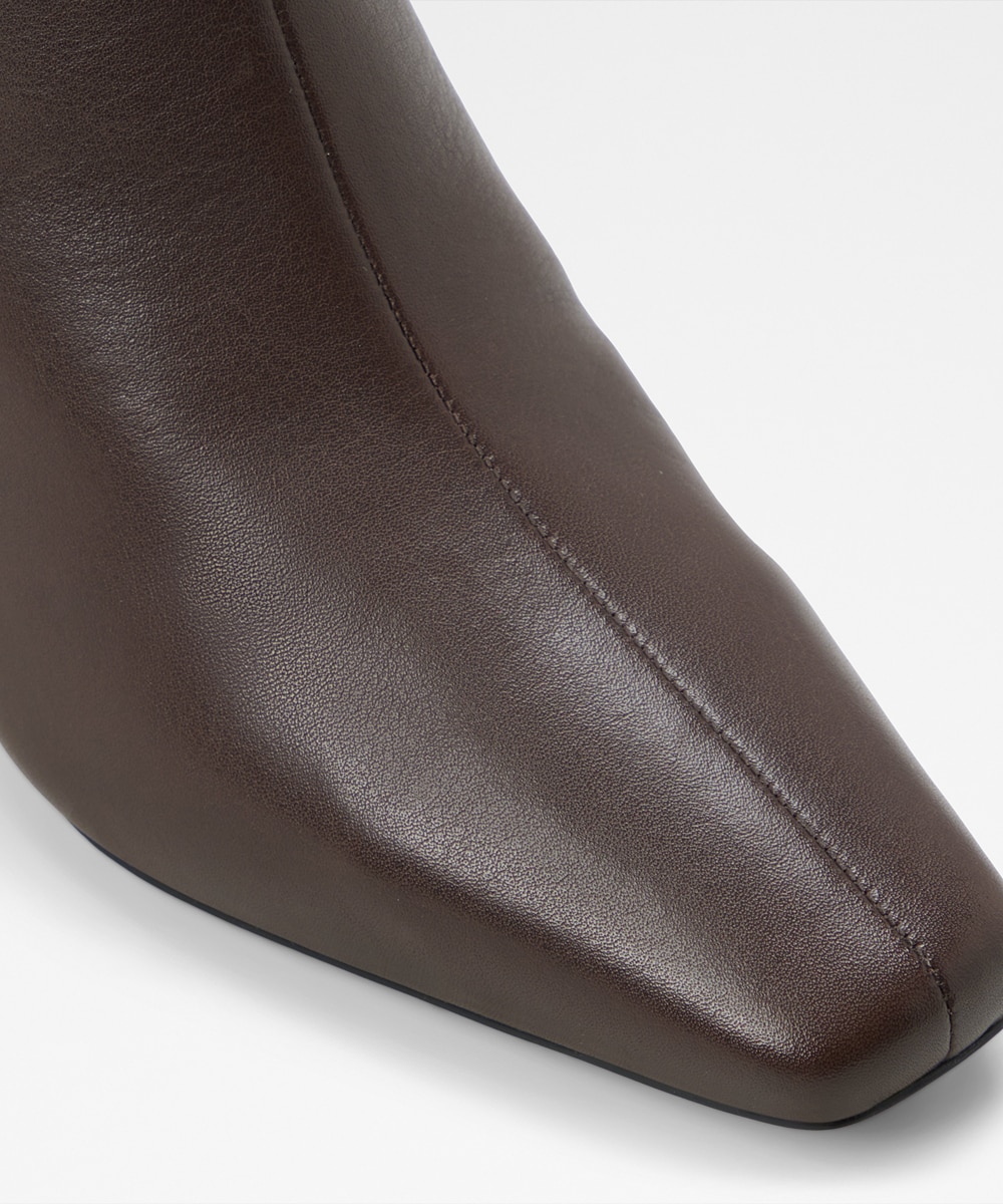 Botines básicos de mujer con punta cuadrada - Aldo - Marrón Marrón-4