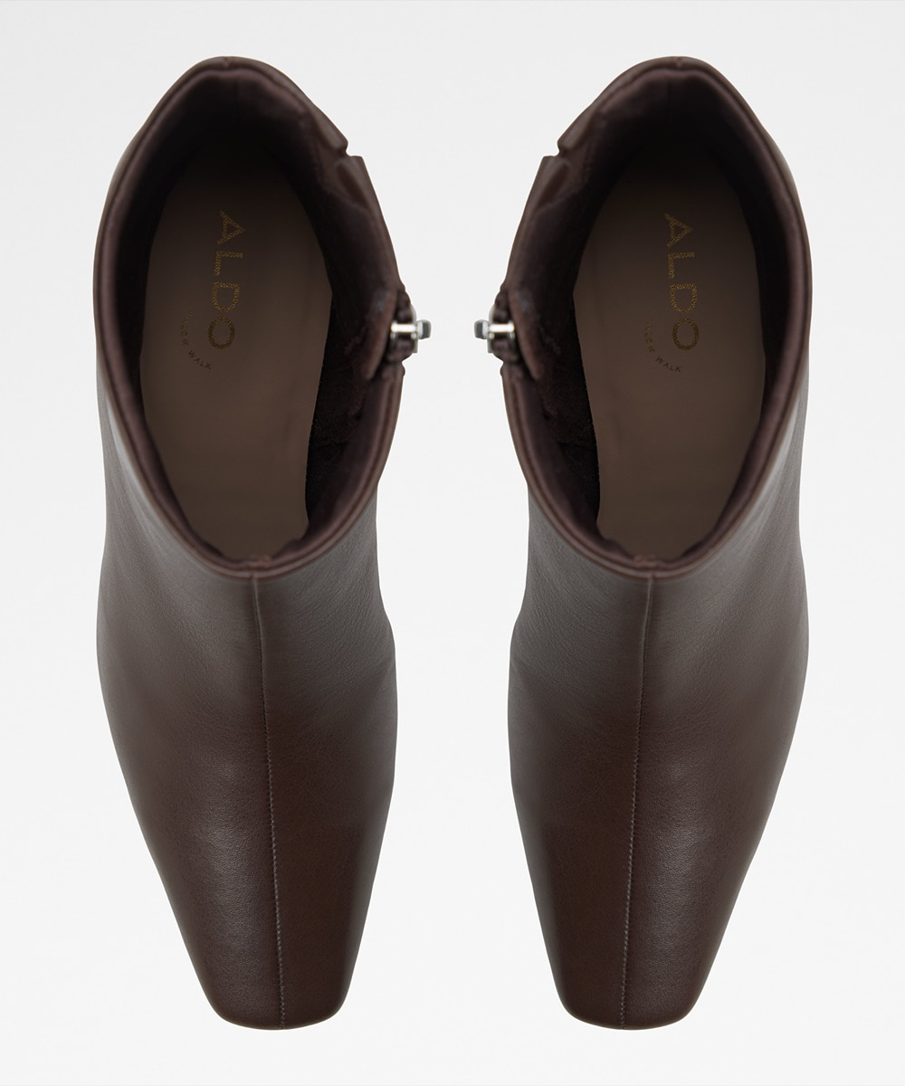 Botines básicos de mujer con punta cuadrada - Aldo - Marrón Marrón-6