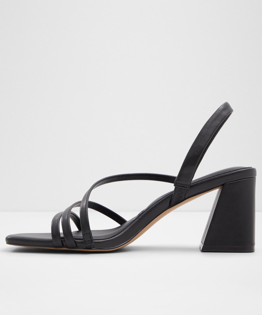 Sandalias de tacón de mujer con punta cuadrada - Aldo - Negro Negro-2