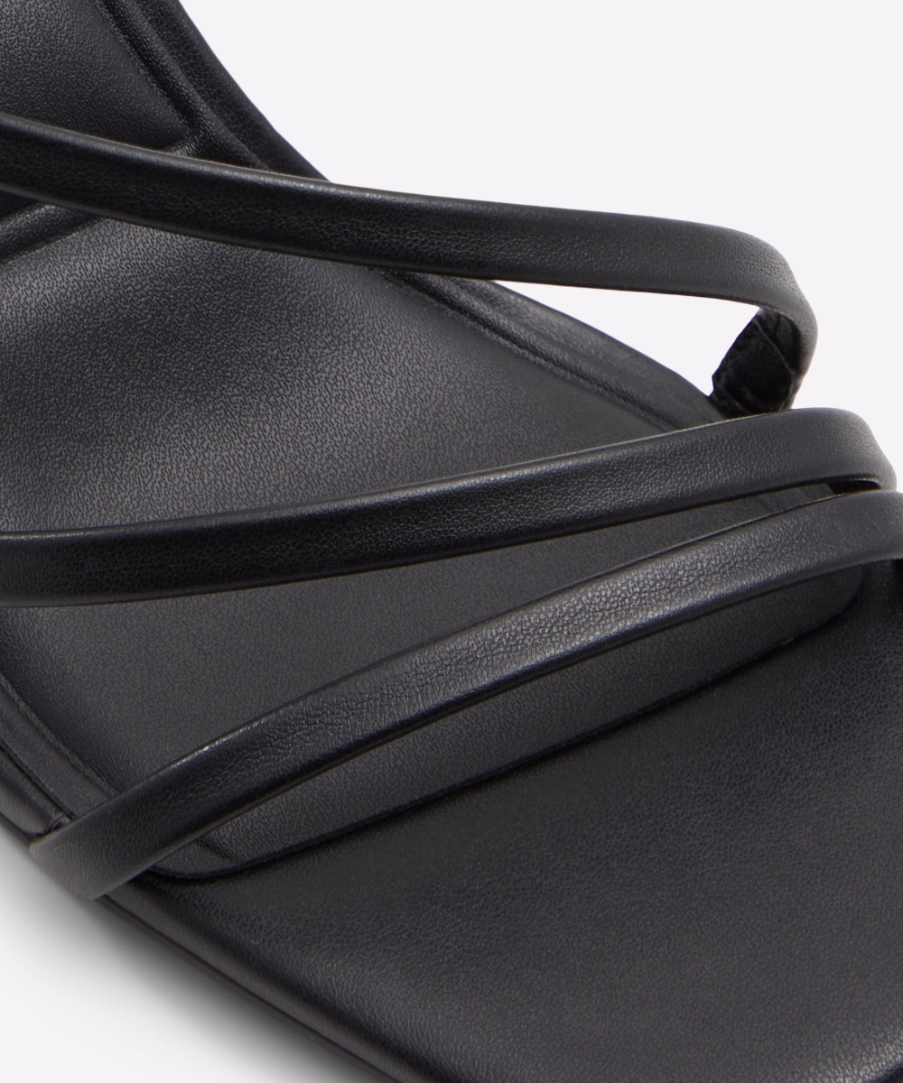 Sandalias de tacón de mujer con punta cuadrada - Aldo - Negro Negro-7