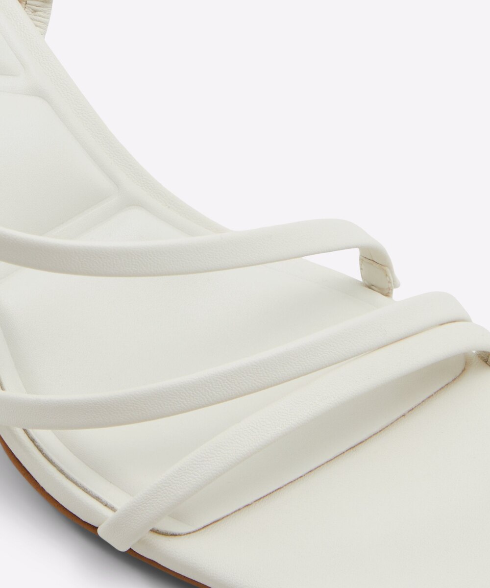 Sandalias de tacón de mujer con punta cuadrada - Aldo - Blanco Blanco-7