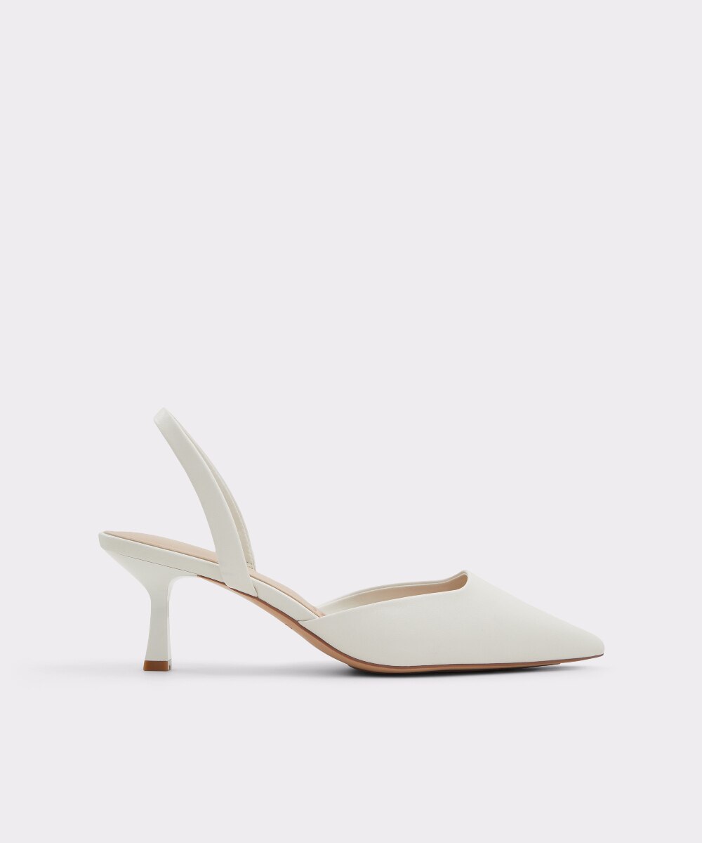 Imagen 0 de Zapatos de salón de mujer con punta de punta Blanco hielo