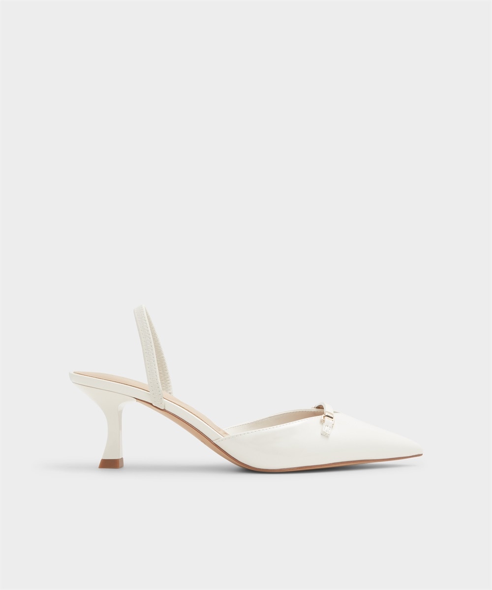 Zapatos de salón de mujer con punta afilada - Aldo - Blanco Blanco-1