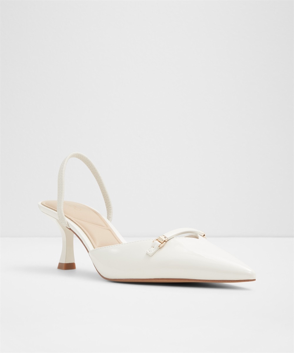 Zapatos de salón de mujer con punta afilada - Aldo - Blanco Blanco-5