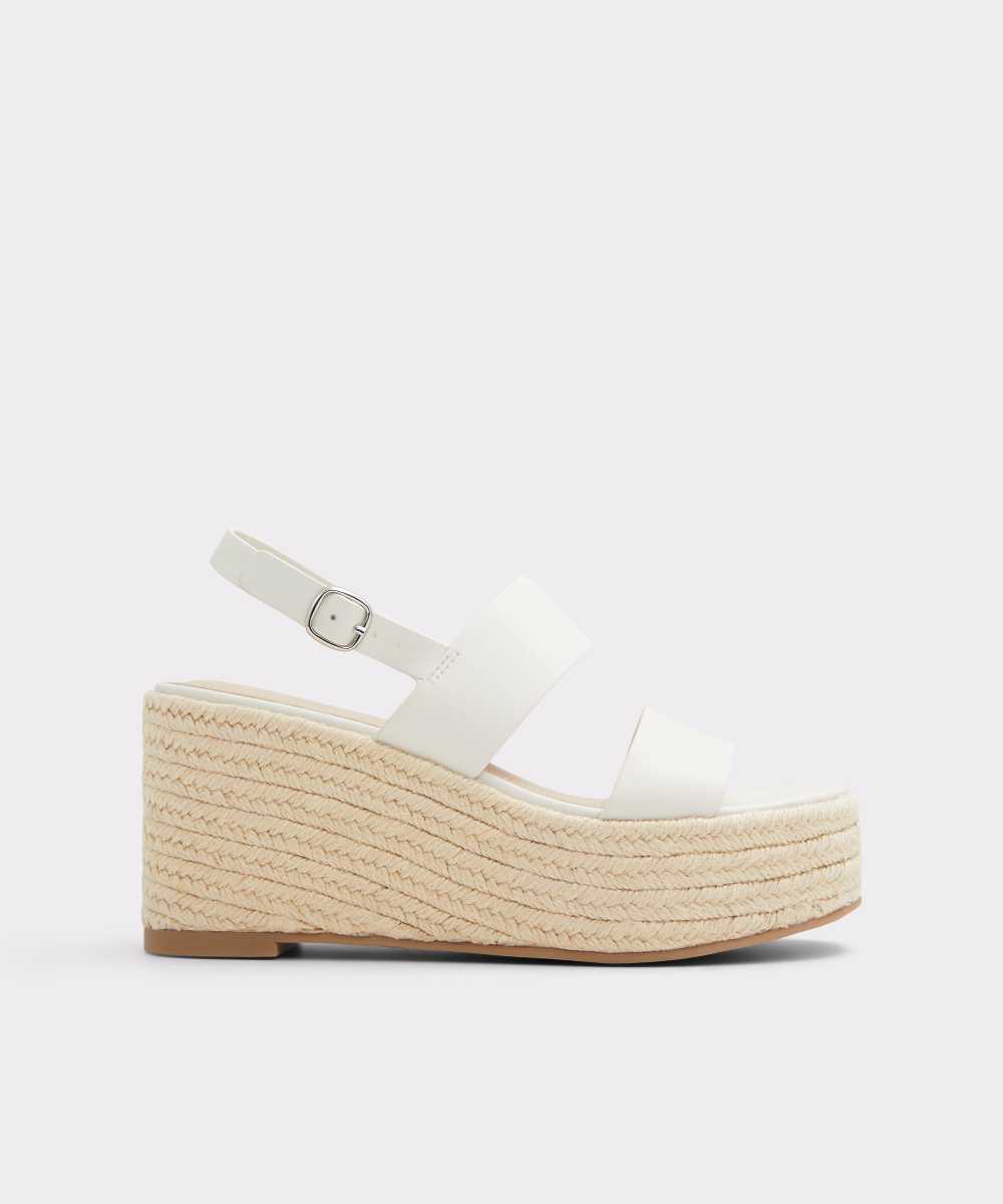 Sandalias de tacón de mujer con punta redonda - Aldo - Blanco Blanco-1