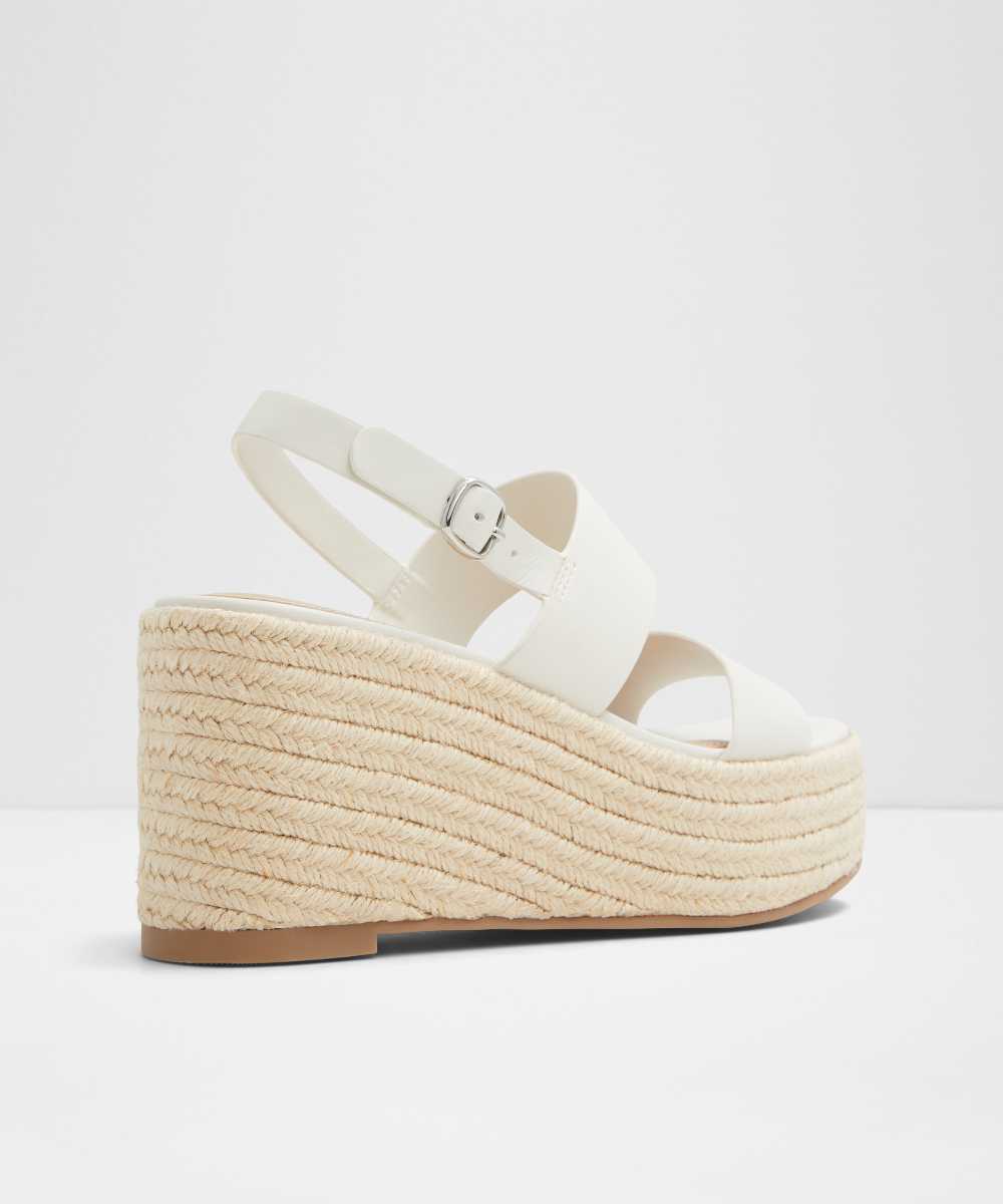 Sandalias de tacón de mujer con punta redonda - Aldo - Blanco Blanco-3