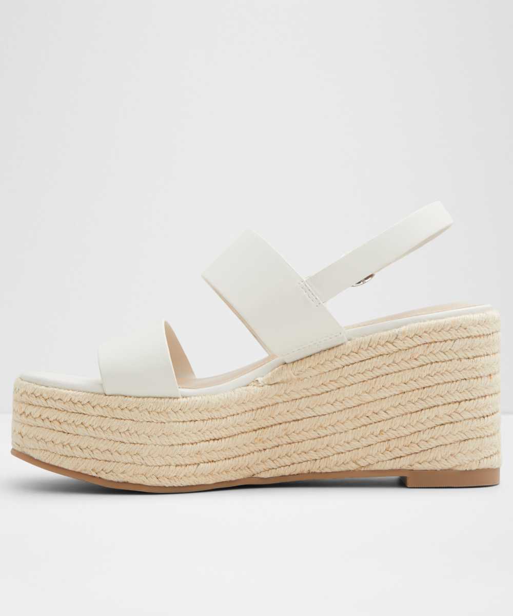 Sandalias de tacón de mujer con punta redonda - Aldo - Blanco Blanco-2