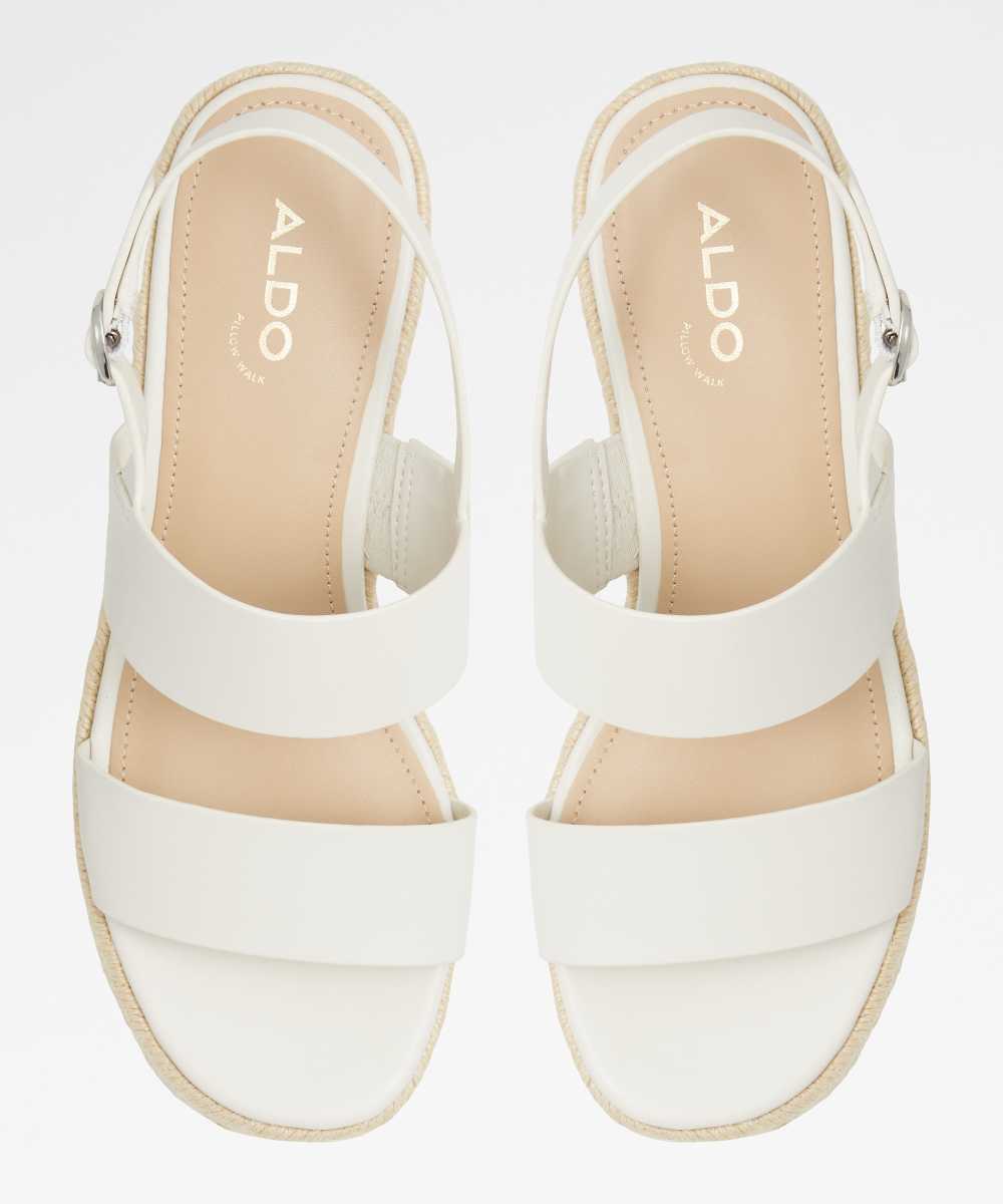 Sandalias de tacón de mujer con punta redonda - Aldo - Blanco Blanco-6