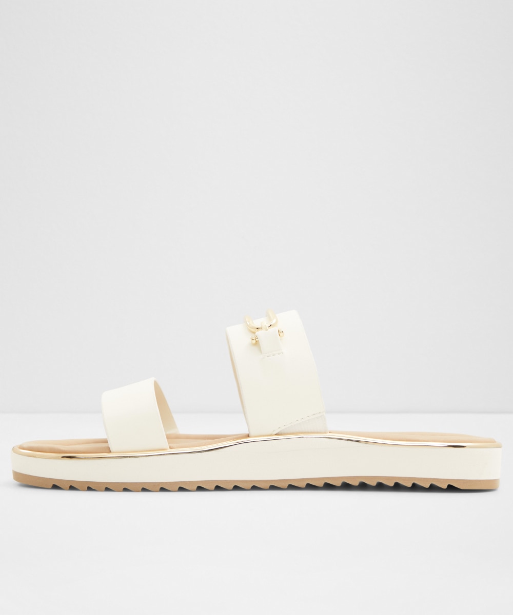 Sandalias planas de mujer con punta redonda - Aldo - Blanco Blanco-2