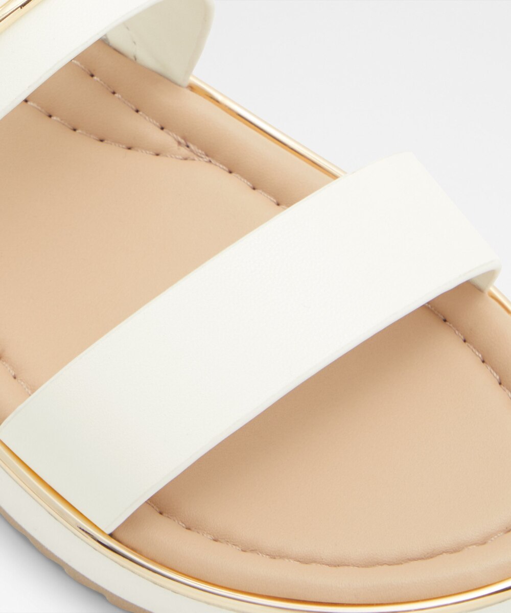 Sandalias planas de mujer con punta redonda - Aldo - Blanco Blanco-7