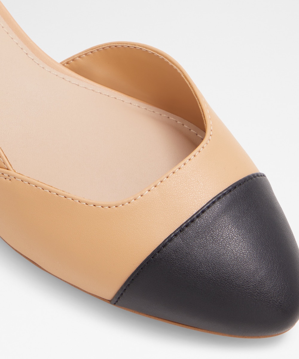 Zapatos de salón de mujer con punta redonda - Aldo - Beige Beige-5