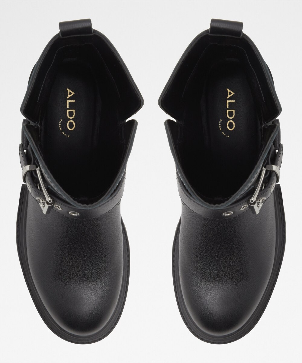 Botines básicos de mujer con punta redonda - Aldo - Negro Negro-6