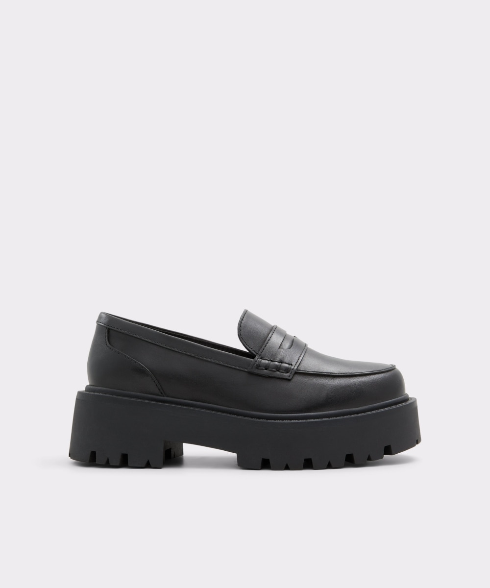 Mocasines planos de mujer con punta redonda - Aldo - Negro Negro-1