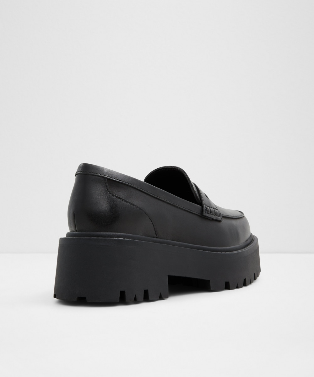Mocasines planos de mujer con punta redonda - Aldo - Negro Negro-3