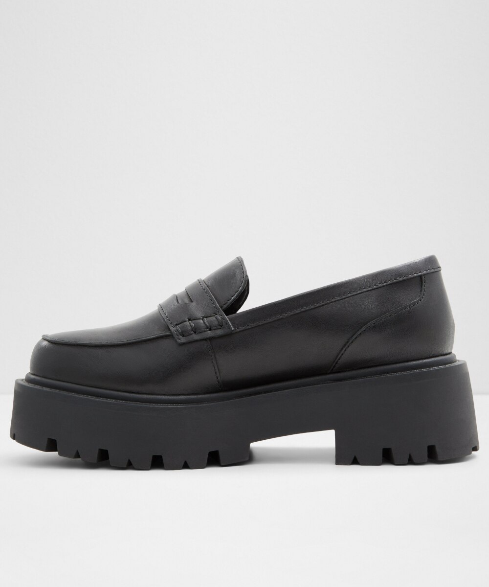 Mocasines planos de mujer con punta redonda - Aldo - Negro Negro-2