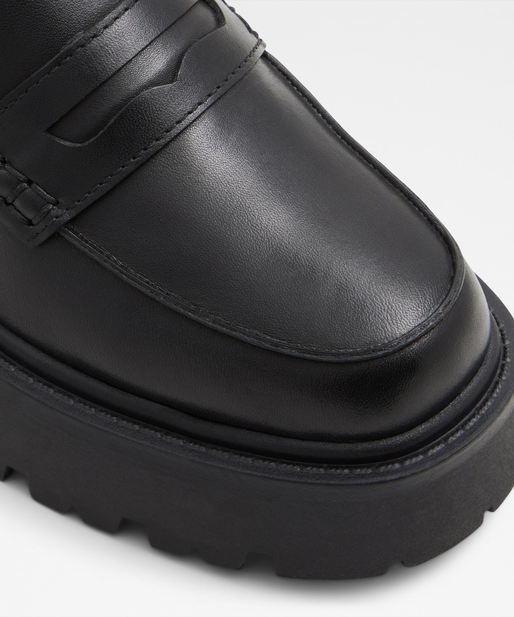 Mocasines planos de mujer con punta redonda - Aldo - Negro Negro-5